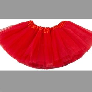 Girls red tutu